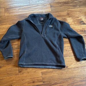 The North Face Men's Charcoal Zip-Up Sweater